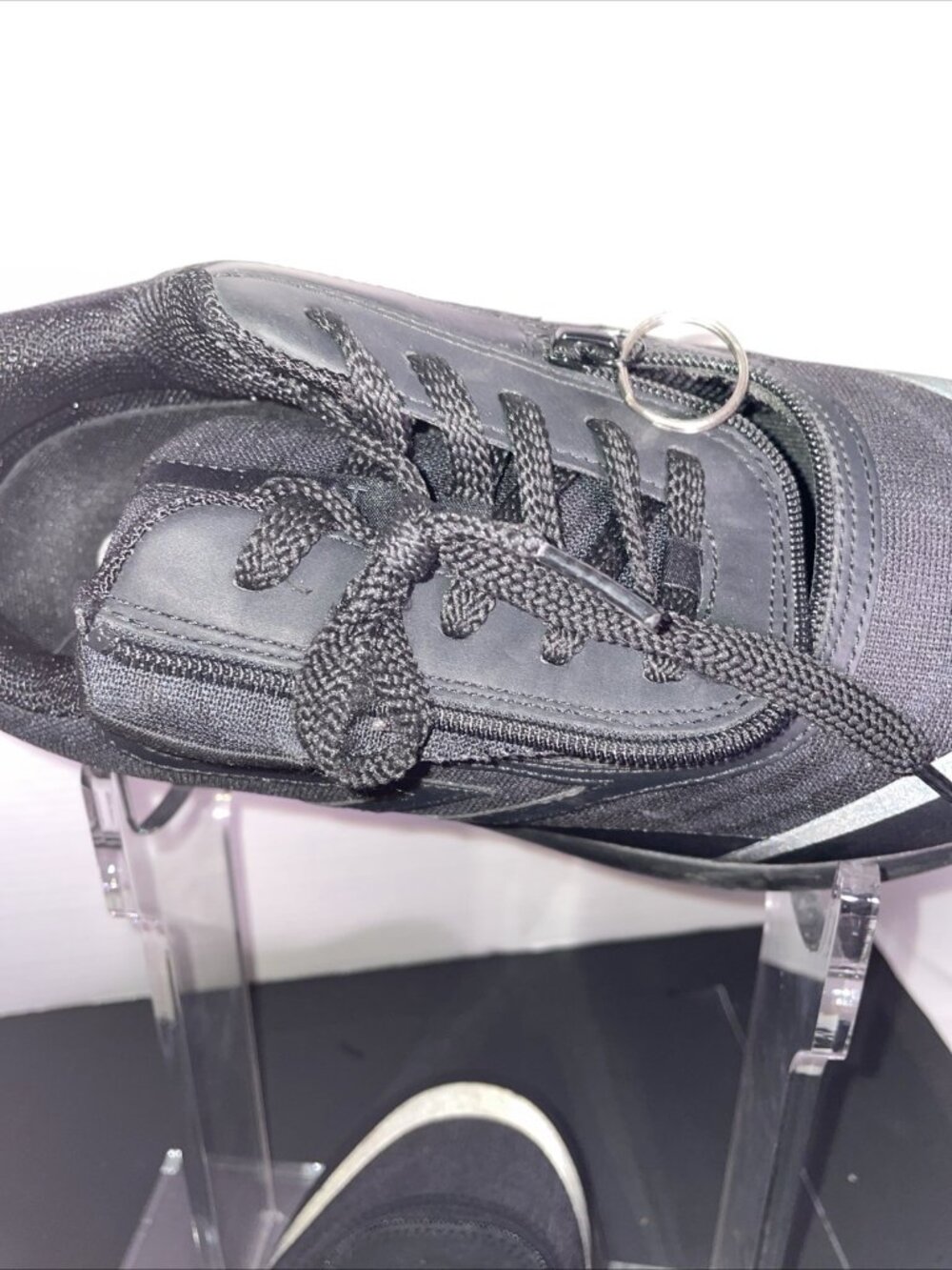 Billy Footwear Adaptive Shoes Mens 9.5 Black Zipper AFO Orthopedic Shoes - Picture 8 of 16